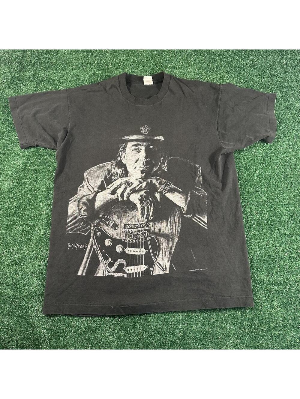 Vintage fruit of the loom 1994 Bradford John Salamon black single stitch shirt